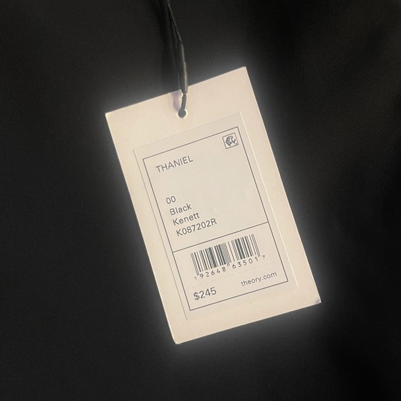 Theory Thaniel Pants in Black. - Picture 9 of 9